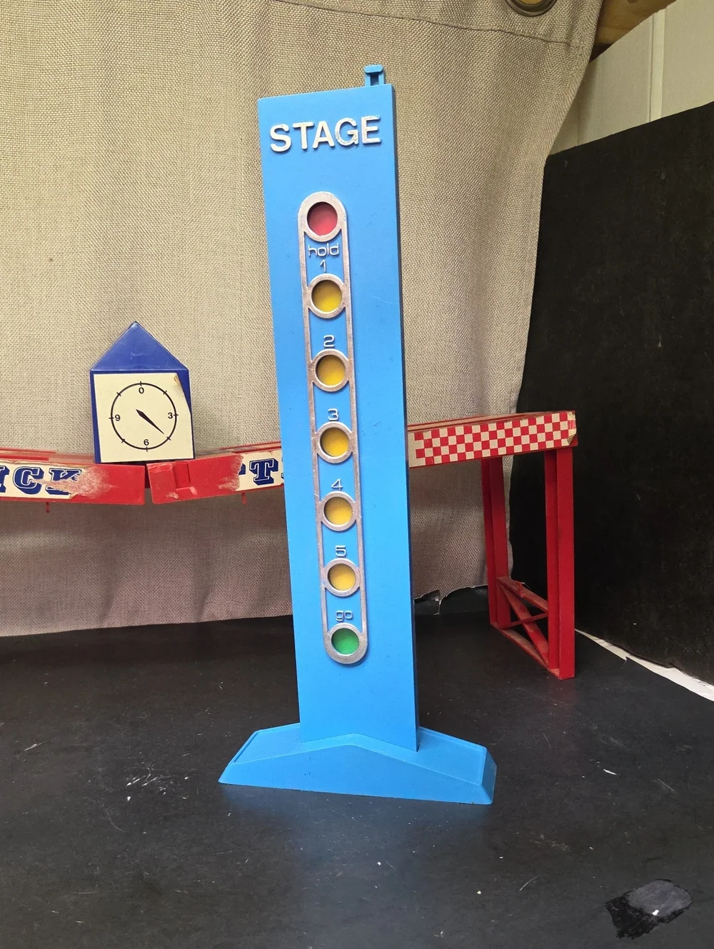 1972 Hasbro Stick Shifters "Blue Slick" Drag Racer playset - Picture 8 of 16